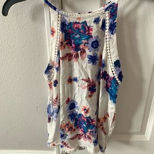 Floral tank top